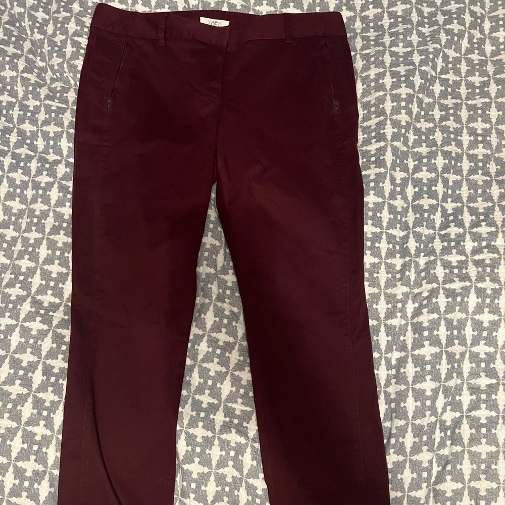 Loft Marisa Skinny Ankle Pants NWT Size 12